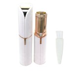 女性用フェイス脱毛器、交換ヘッド4個付き、USB充電